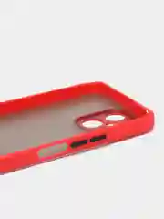 Красный чехол Honor X8 4G, Хонор Х8 4Г пластиковый, матовый, с цветными кнопками