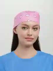 Розовый бандана на голову