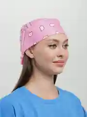 Розовый бандана на голову