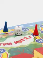 Настольная игра ходилка. Леди Баг. Три Кота. Принцессы. Синий трактор