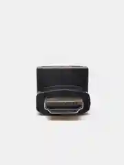 Желтый переходник HDMI-HDMI угловой