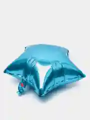 Синий фольгированный шар-звезда 18*46см