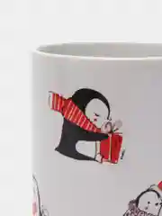 Белый новогодняя кружка