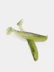 Зеленый виброхвост (10шт - 5см, 7см, 9см) "HENGJIA" силиконовая приманка