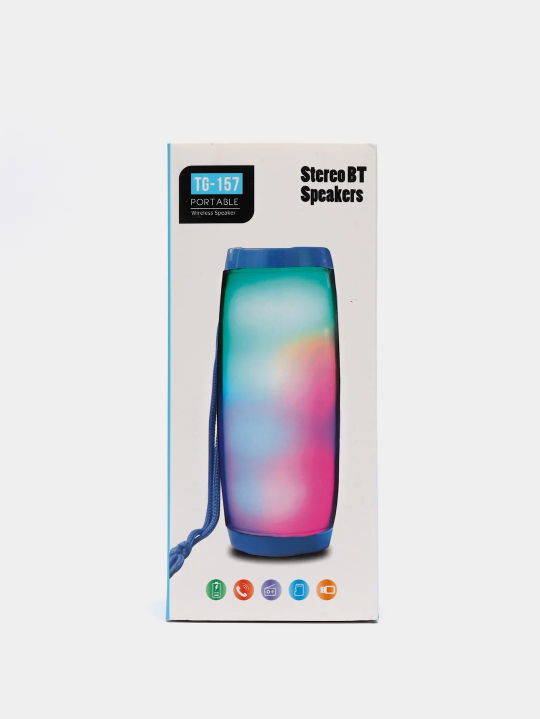 Серый колонка беспроводная Bluetooth TG 157