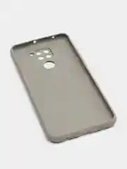Серый чехол Xiaomi Redmi Note 9 силиконовый
