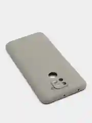 Серый чехол Xiaomi Redmi Note 9 силиконовый