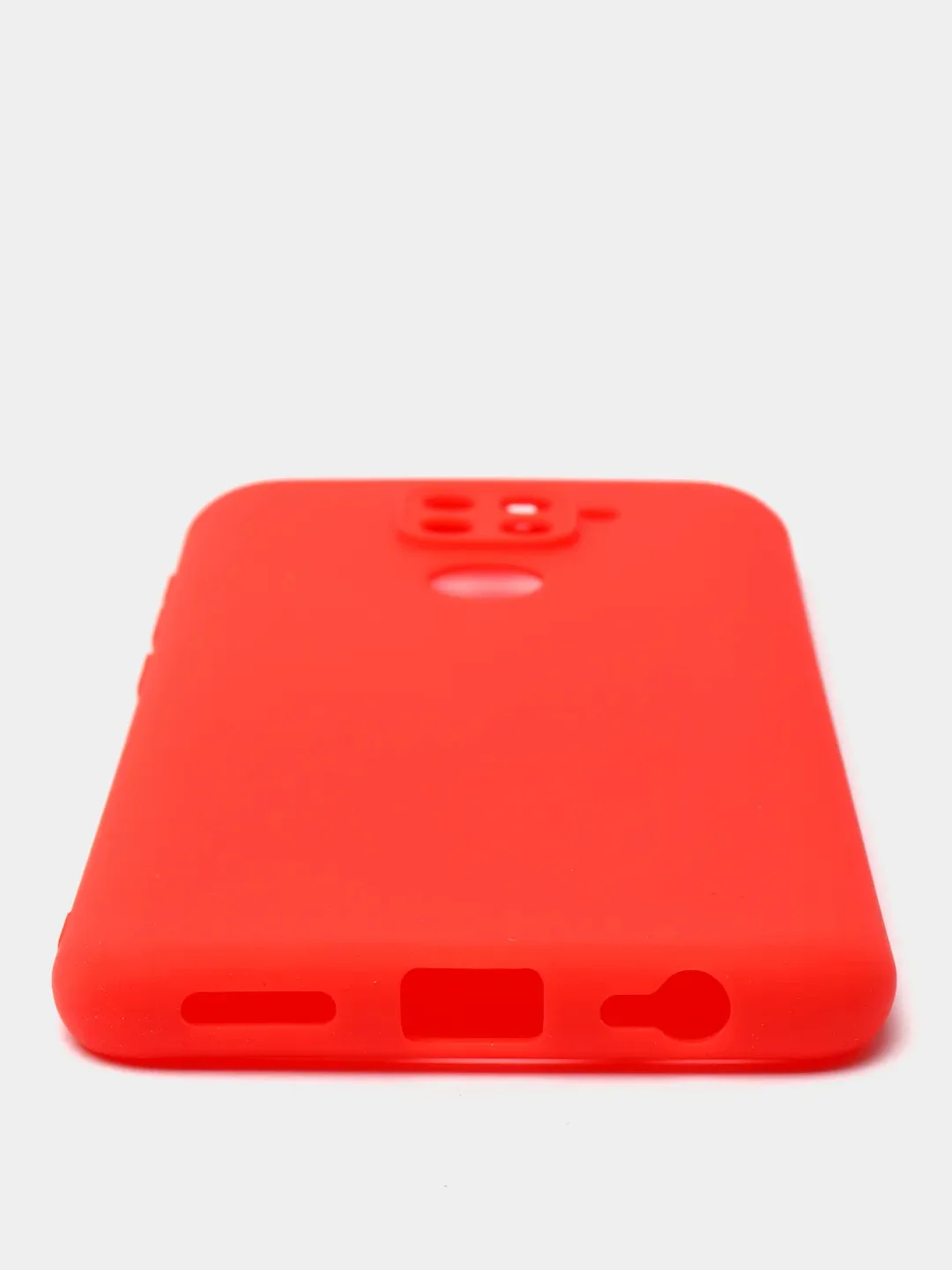 Красный чехол Xiaomi Redmi Note 9 силиконовый