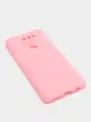 Розовый чехол Xiaomi Redmi Note 9 силиконовый
