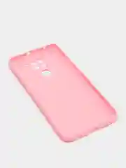 Розовый чехол Xiaomi Redmi Note 9 силиконовый