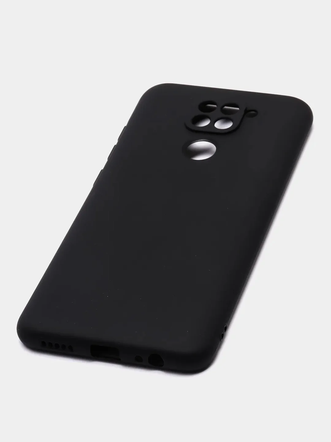 Черный чехол Xiaomi Redmi Note 9 силиконовый
