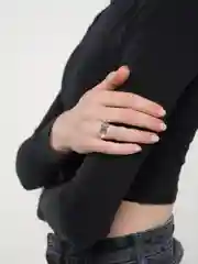 Серебряный кольцо "Звезды"