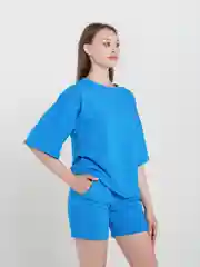 Лазурный костюм женский
