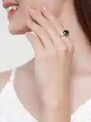 Лайм кольца из эпоксидной смолы с камнем