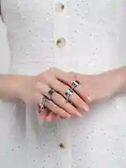 Кольца женские, регулируемые, многослойные