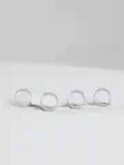 Кольца женские, регулируемые, многослойные