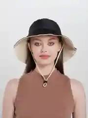 Бежевый панама женская летняя