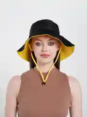 Желтый панама женская летняя