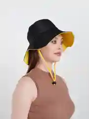 Желтый панама женская летняя