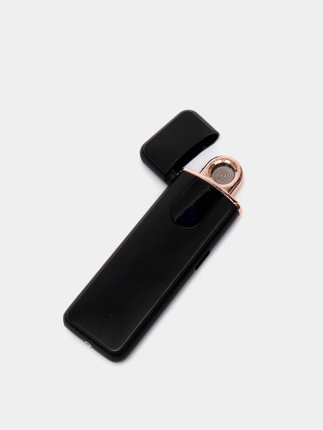 Черный зажигалка электронная металлическая USB зажигалка плазменная спираль зажигалка электронная