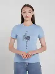 Голубой футболка Хоум Стайл, 2090Ф