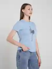 Голубой футболка Хоум Стайл, 2090Ф
