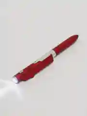 Красный ручка стилус, подставка для телефона, фонарик 4 в 1