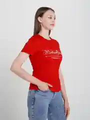 Красный футболка женская много расцветок Хоум Стайл, 2094Ф