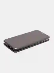 Серебряный чехол книжка Samsung Galaxy A03 Core, Самсунг Галакси А03 Кор