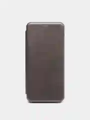 Серебряный чехол книжка Samsung Galaxy A03 Core, Самсунг Галакси А03 Кор