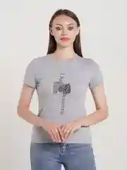 Серый футболка Хоум Стайл, 2090Ф
