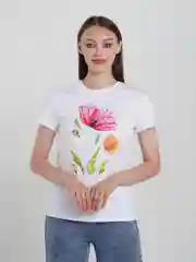 Белый футболка женская, подарок на новый год