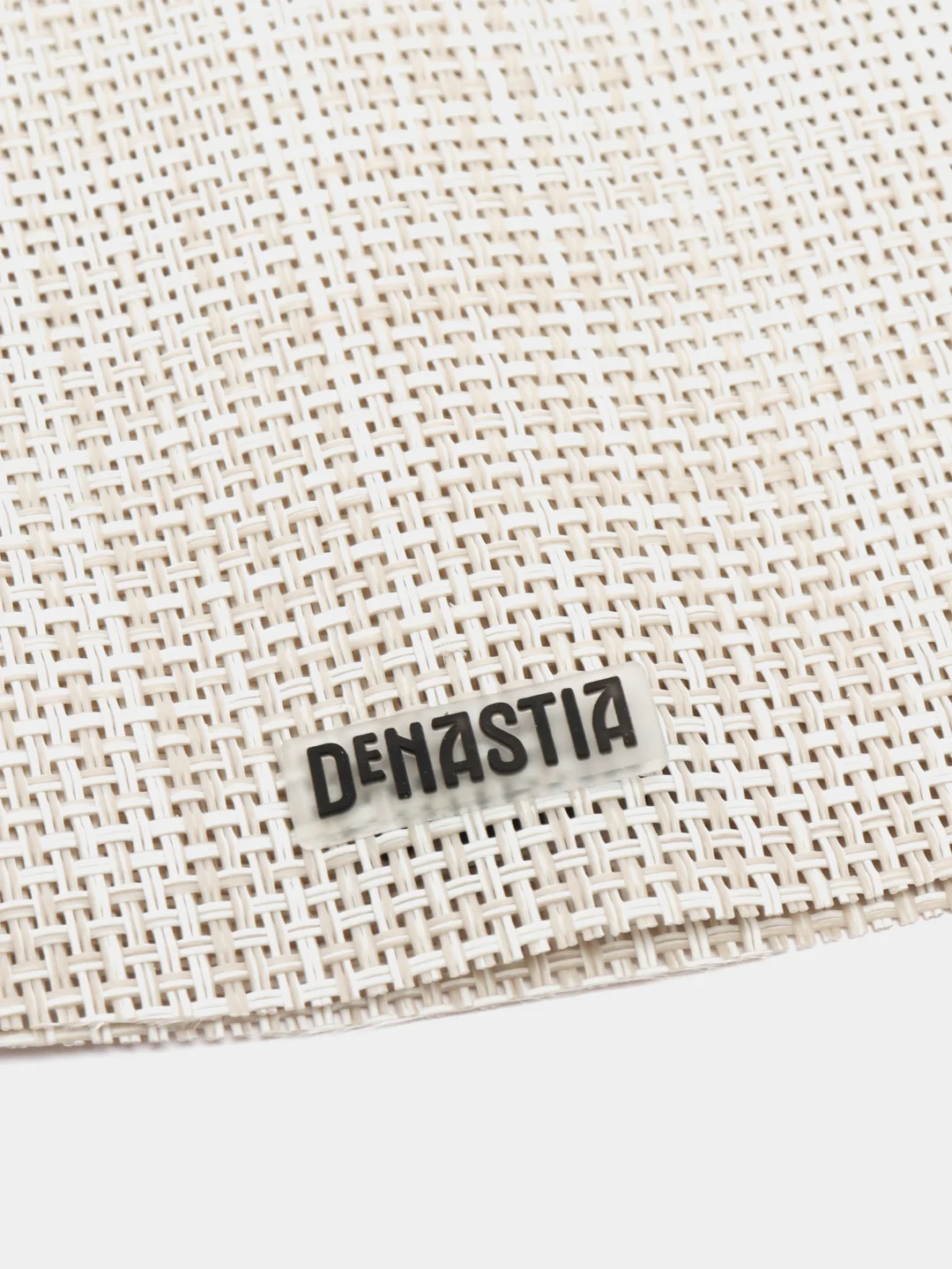 Набор салфеток DeNASTIA 2шт., 45x32,5см, овал, молочный меланж