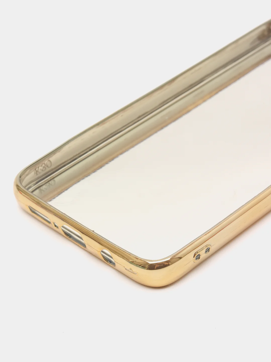 Золотой чехол Xiaomi Redmi K30 / Poco X2, Сяоми Редми К30 / Поко Х2 силиконовый со стразами