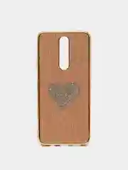 Золотой чехол Xiaomi Redmi K30 / Poco X2, Сяоми Редми К30 / Поко Х2 силиконовый со стразами