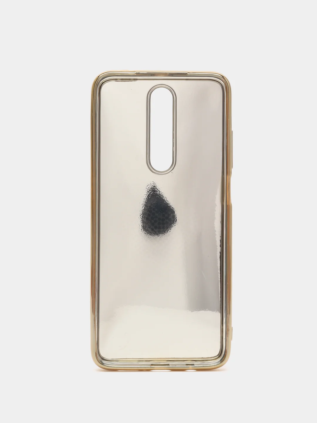 Золотой чехол Xiaomi Redmi K30 / Poco X2, Сяоми Редми К30 / Поко Х2 силиконовый со стразами