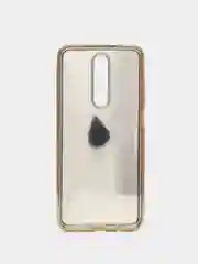 Золотой чехол Xiaomi Redmi K30 / Poco X2, Сяоми Редми К30 / Поко Х2 силиконовый со стразами