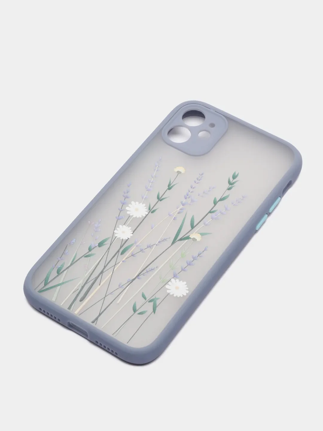 Мятный чехол на Айфон (iPhone) 11, XR, 7, 8 Plus, SE, 12, 13, 14, 15 Pro Max, пластиковый