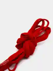 Красный эластичные шнурки для обуви с металлическими зажимами