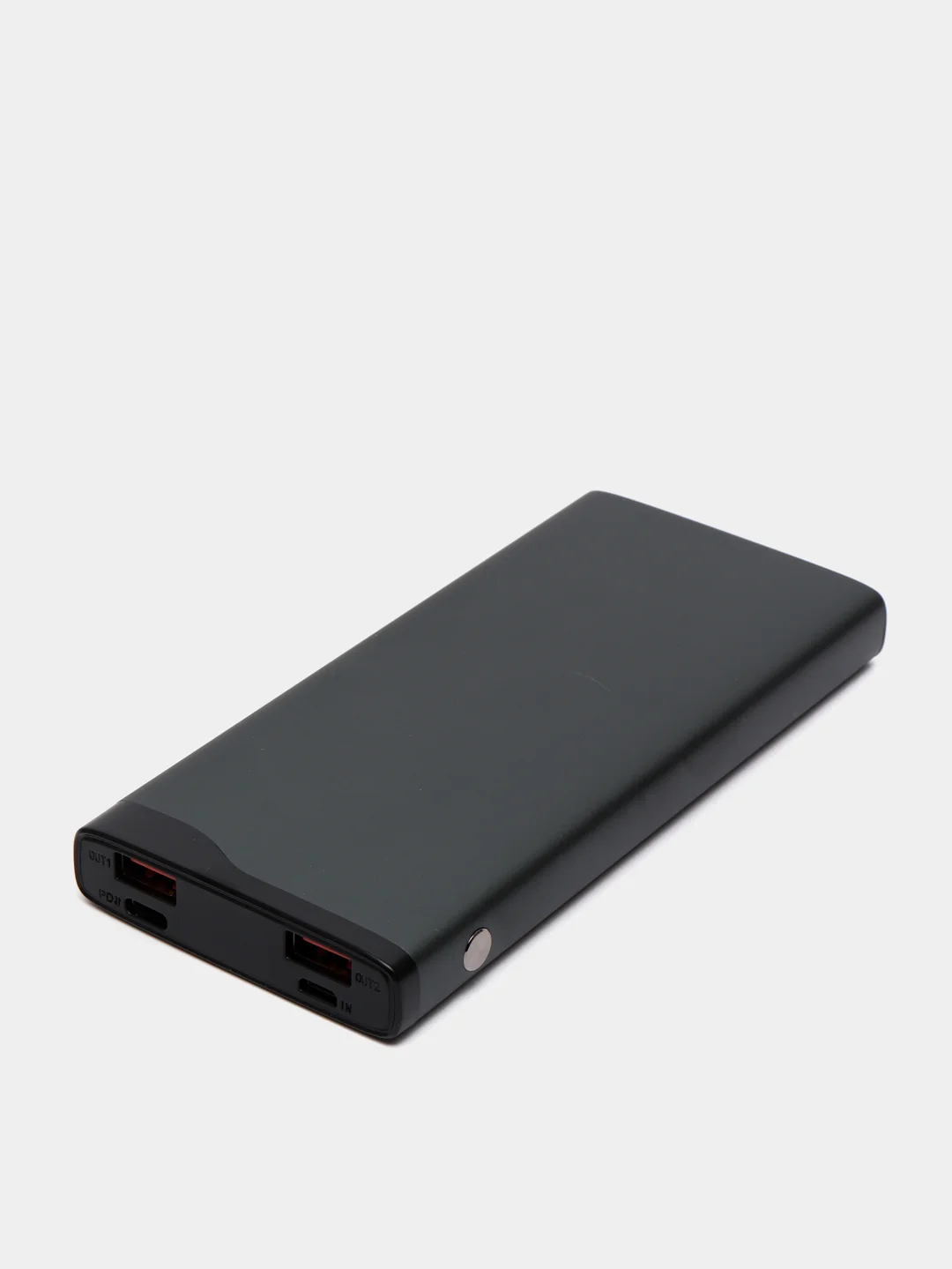Серый внешний аккумулятор Olmio QL-10, 10000 mAh, 22.5 W, QuickCharge 3.0