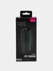 Серый внешний аккумулятор Olmio QL-10, 10000 mAh, 22.5 W, QuickCharge 3.0