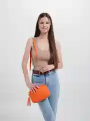 Оранжевый женская сумка