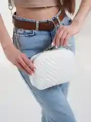 Белый женская сумка
