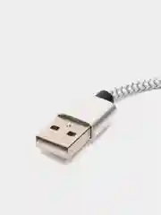 Серебряный кабель для зарядки X-cable, магнитный, 2.1 А, 360 + магнитный коннектор-разъем