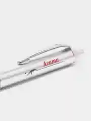 Ручка шариковая с надписью, именная "Агата", синяя