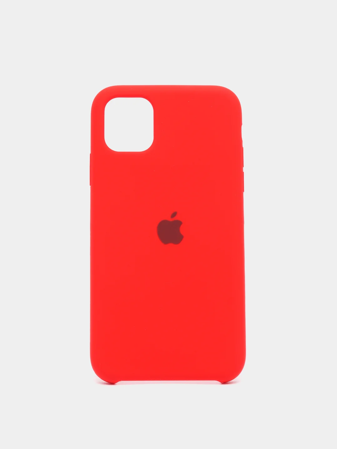 Красный чехол Silicone Case для iPhone 11