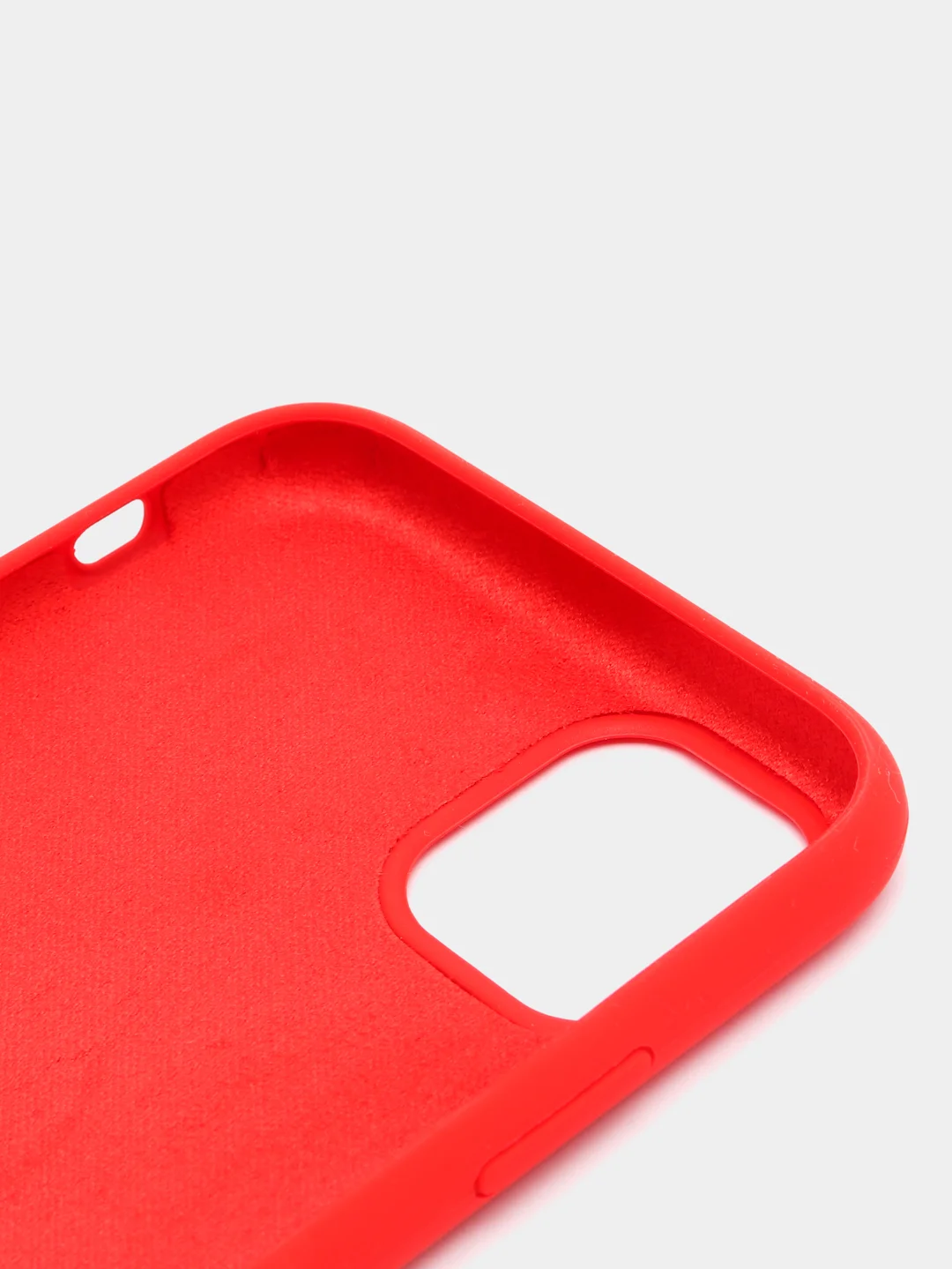 Красный чехол Silicone Case для iPhone 11