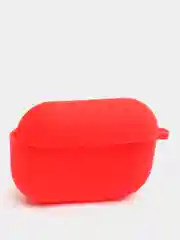 Красный силиконовый чехол для наушников Apple Airpods Pro