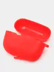 Красный силиконовый чехол для наушников Apple Airpods Pro