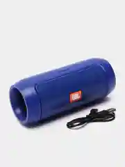Синий беспроводная портативная колонка Bluetooth Charge Mini 2 Plus, наклейки JBL, музыкальная